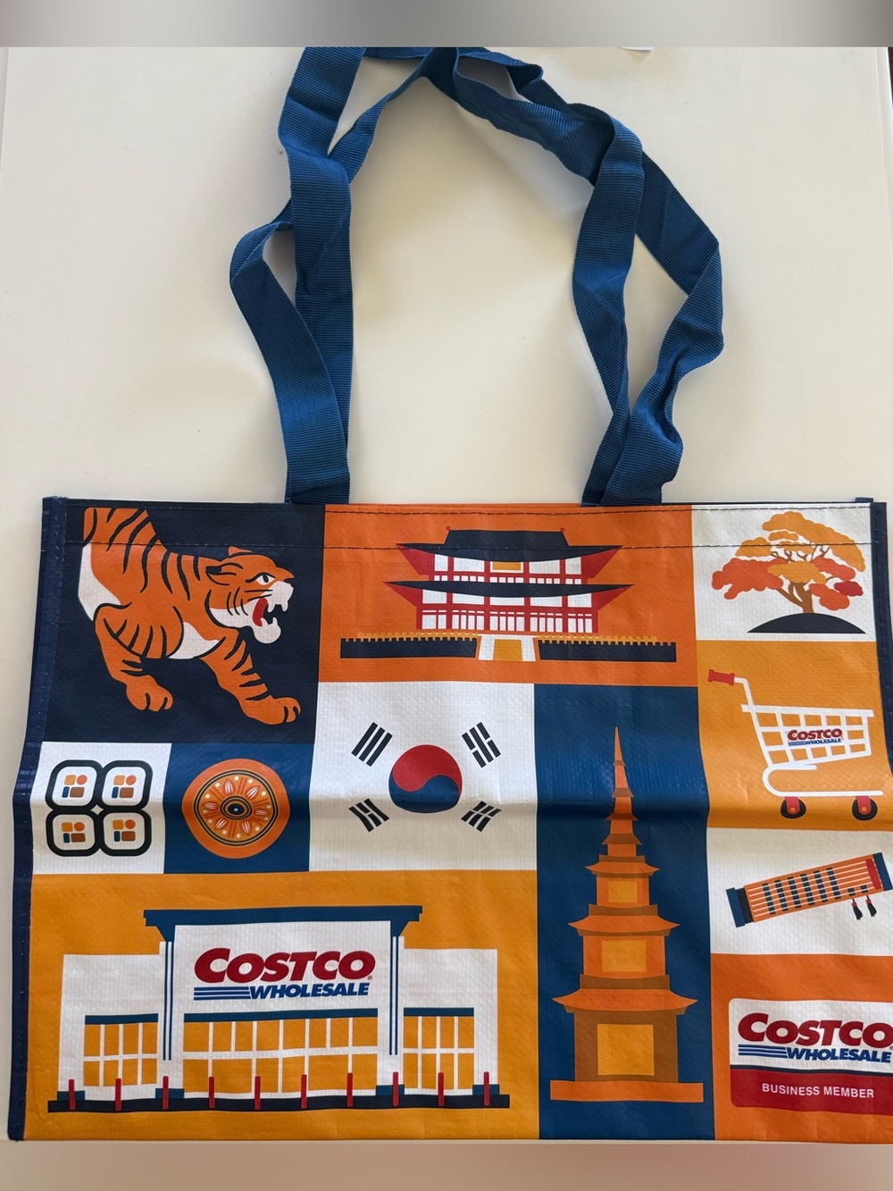 Costco Large Reusable Tote Bag - Exclusive Korea Seoul